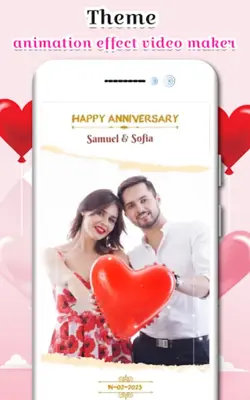 Anniversary Video Maker android App screenshot 2