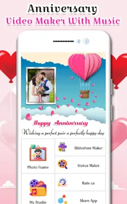 Anniversary Video Maker android App screenshot 8